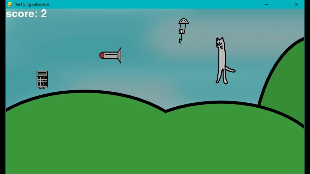 The flying calculator