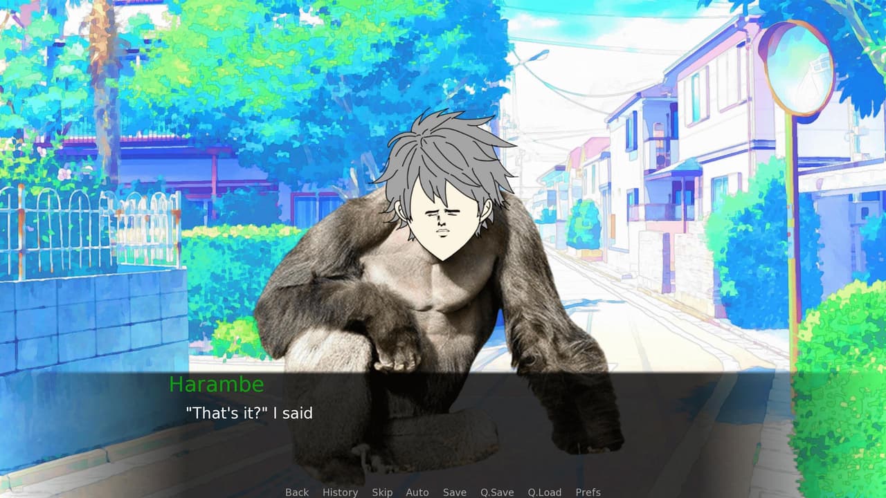 My Harambe: A heavenly dating sim screenshot 3