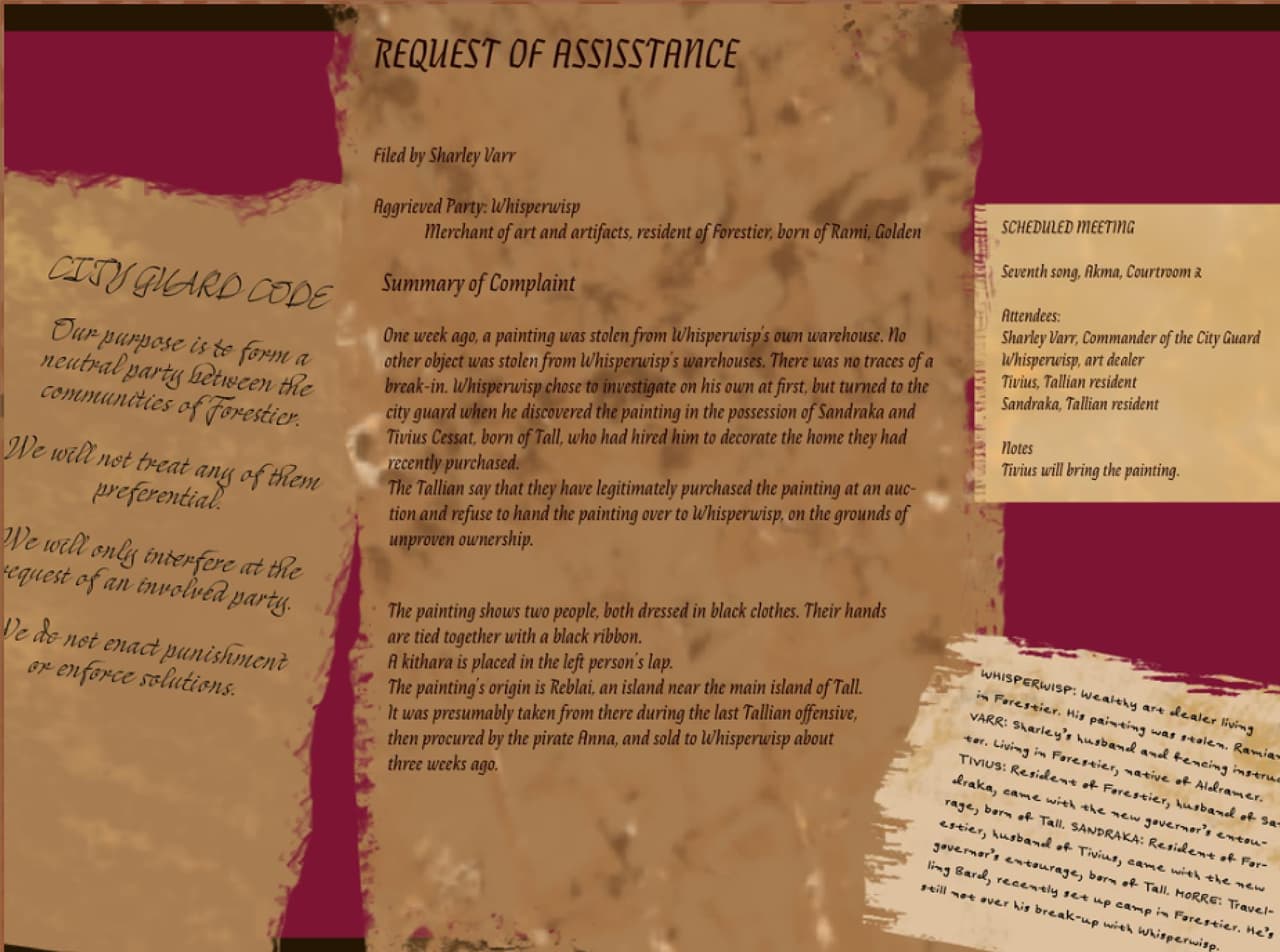 The Black Cloth Painting screenshot 3