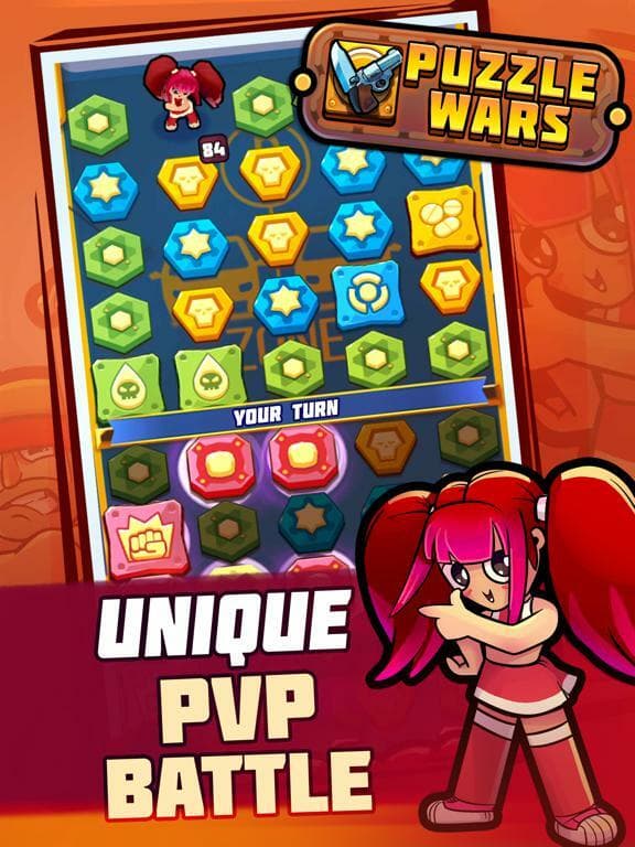 Puzzle Wars: Heroes screenshot 4