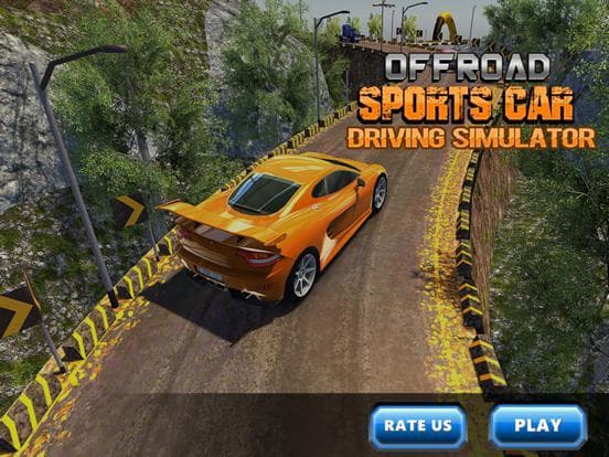 Off Road Sports Car Mountain Driving Simulator 3D