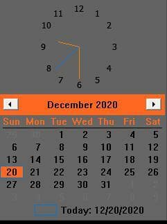 Willets Clock and Calender screenshot 2