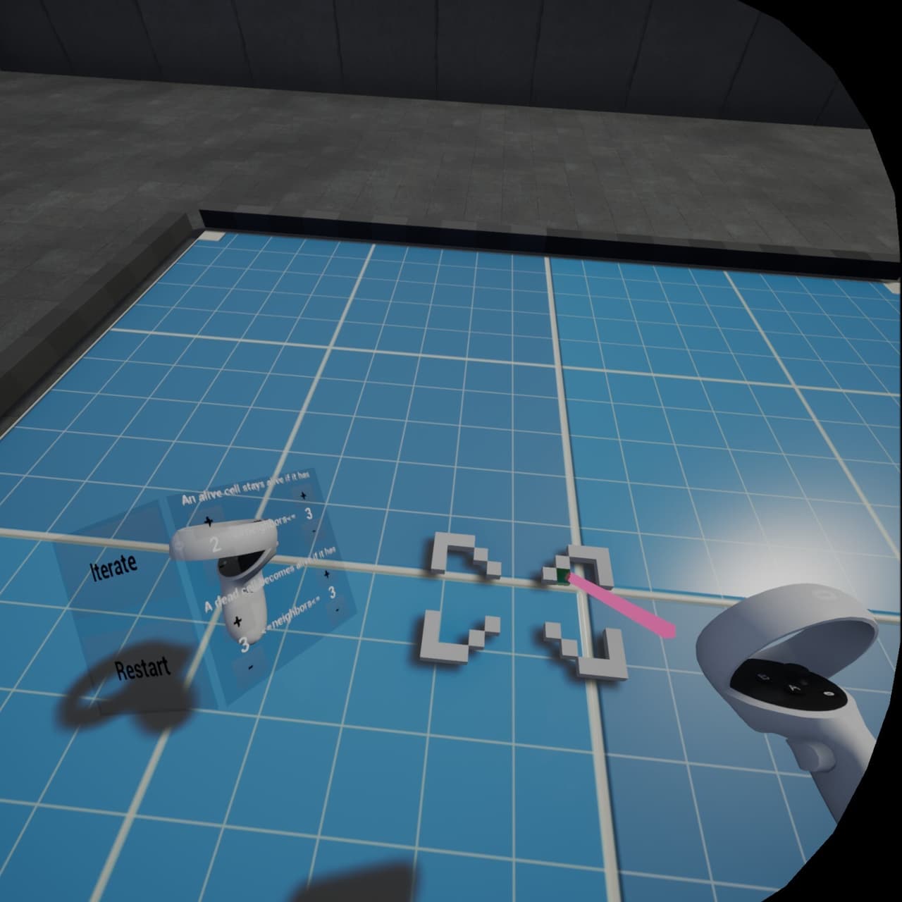 Conways Game of Life VR Lab. screenshot 5