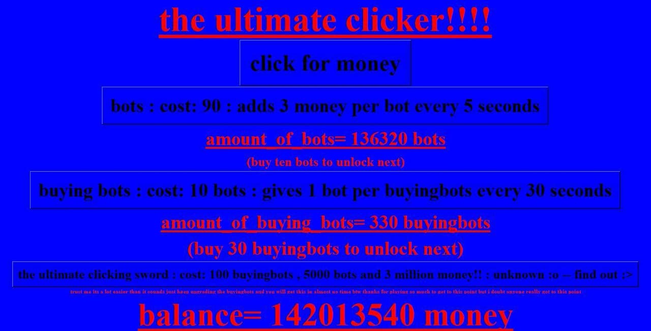 the ultimate clicker :>