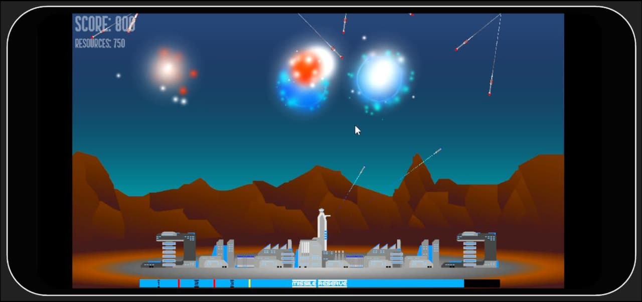 Mobile Missile Command screenshot 3