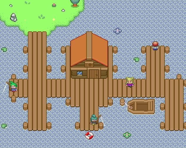 Cute RPG Harbor 16x16 retro tileset asset pack! screenshot 4