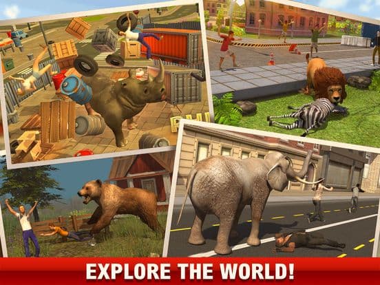 2016 Dinosaur simulator park Dino world fight-ing screenshot 3
