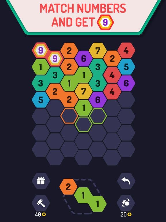 UP 9 - Hexa Puzzle! screenshot 2