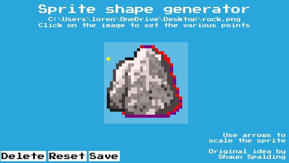 Sprite Shape Generator