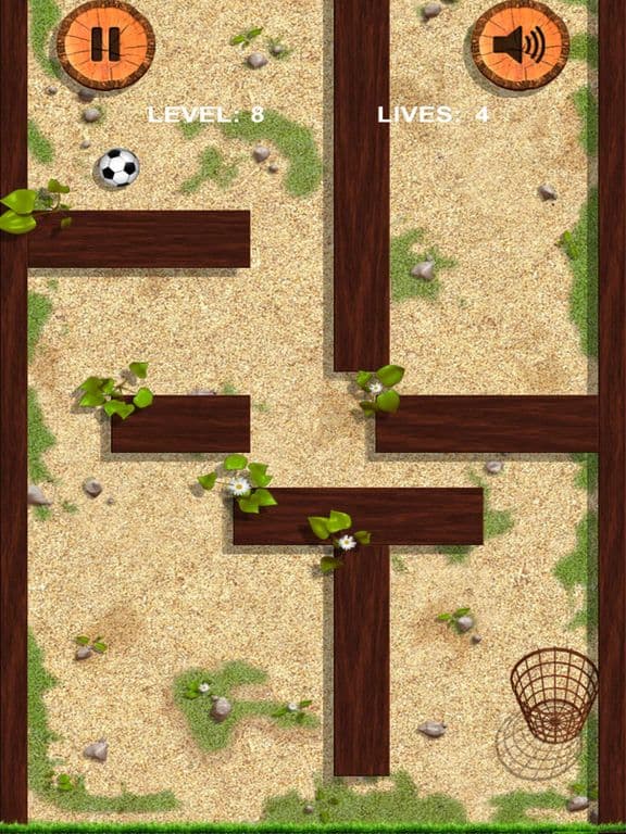 Ball and basket. Ball and wall screenshot 3