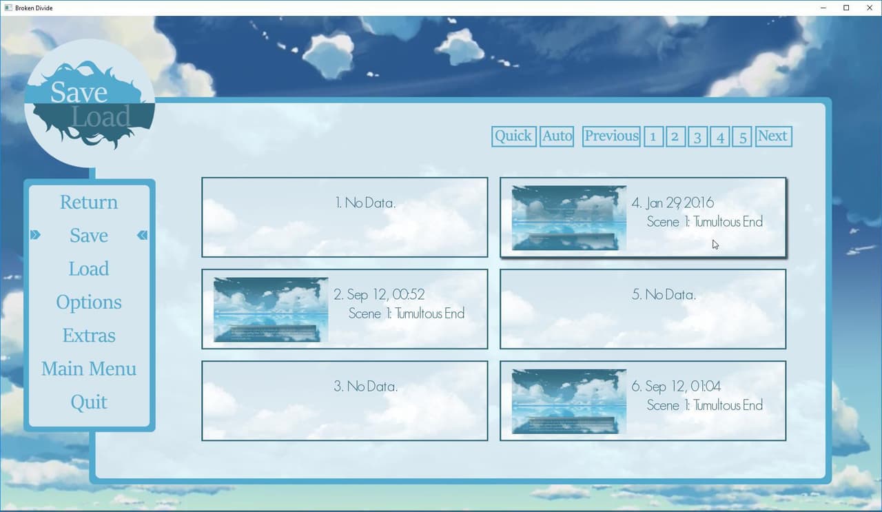 Broken Divide - UI Demo screenshot 4