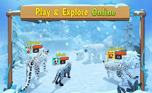 Snow Leopard Family Sim Online screenshot 4