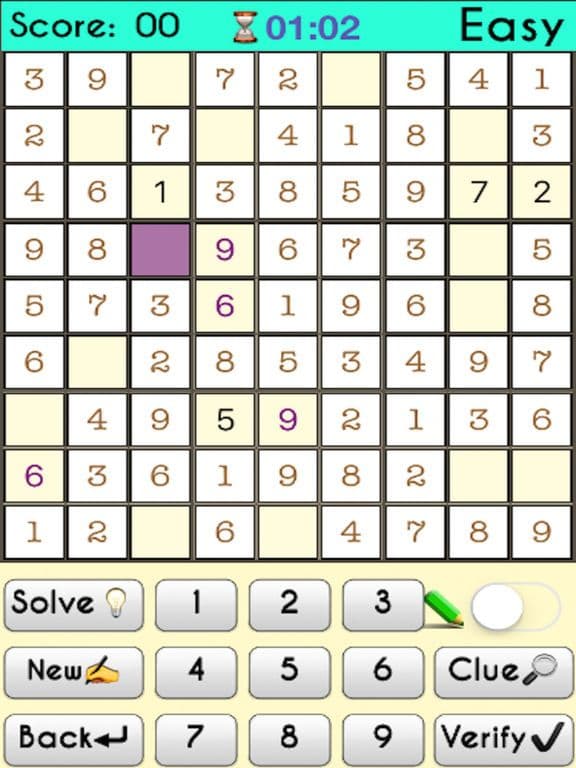 Sudoku % screenshot 2