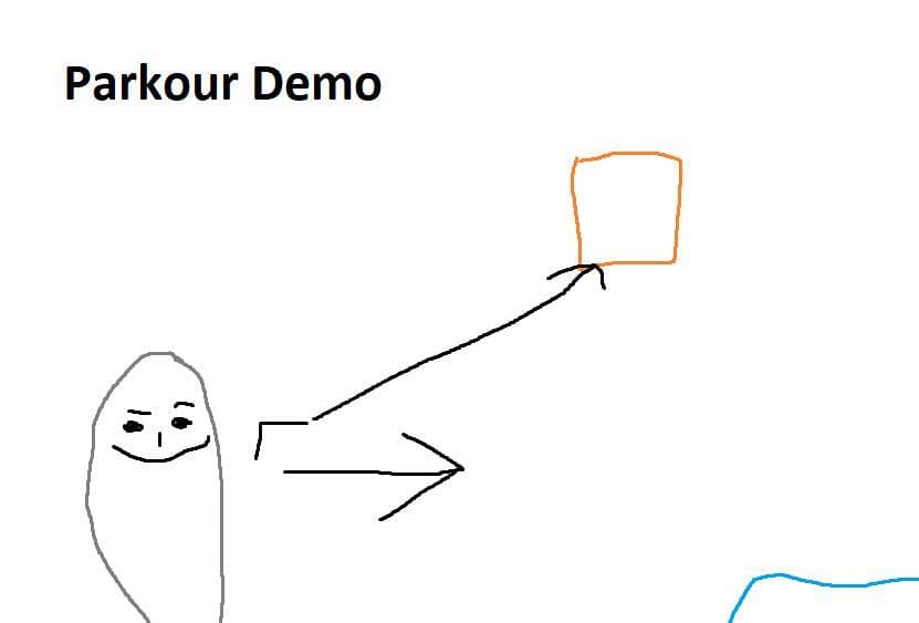 3D parkour game Demo V0.4 Major Update