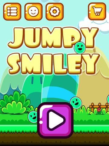 Jumpy Smiley - The endless adventures of a bouncing skippy geometry ball screenshot 2