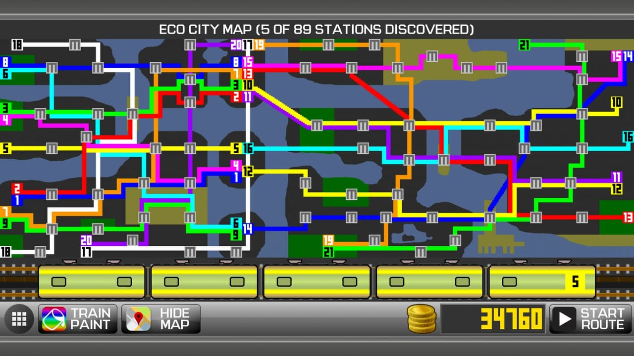 Subway Train Simulator 2D