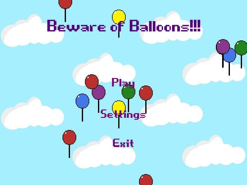 Beware Of Balloons!!! (ARREUWU) screenshot 3