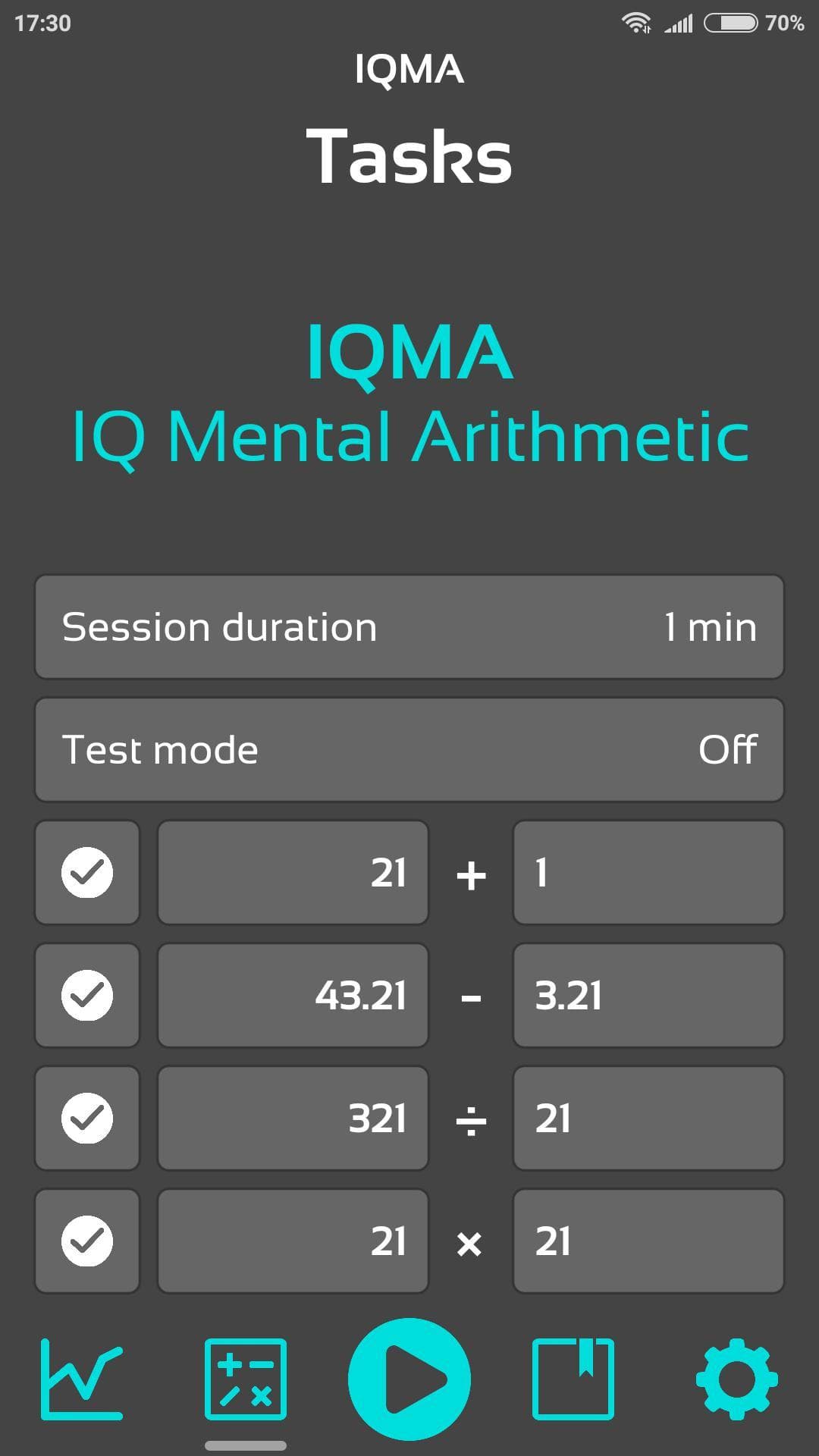 IQMA - IQ Mental Arithmetic screenshot 5