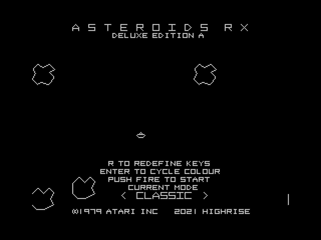 Asteroids RX screenshot 2