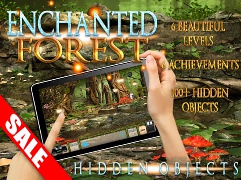 Hidden Objects Enchanted Forest Fantasy Kids Game (iPad Edition) screenshot 2