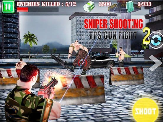 Sniper Shooting: 3D Gun Fight screenshot 2