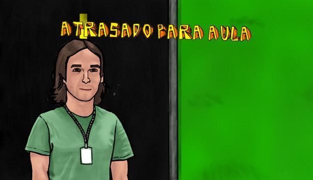 Atrasado para Aula