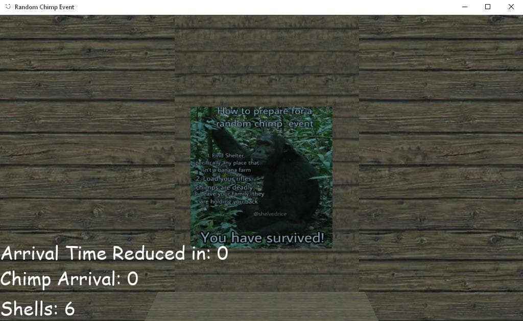 Random Chimp Event (we are everywhere) screenshot 4