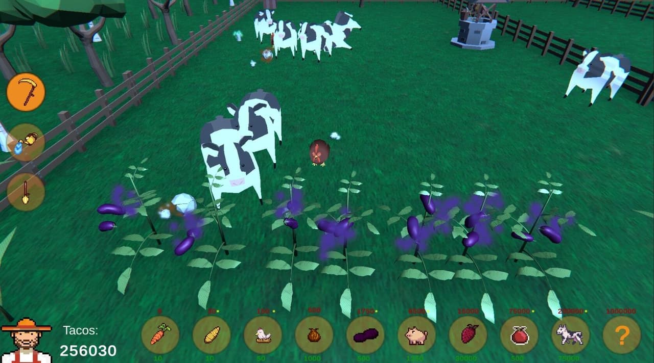 A farm game I created for a birthday gift. screenshot 2
