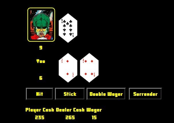 Alien Blackjack