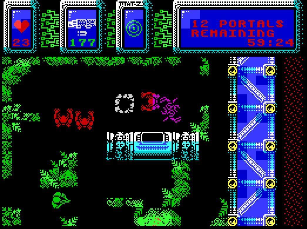 The Swarm is Coming... (ZX Spectrum) screenshot 2