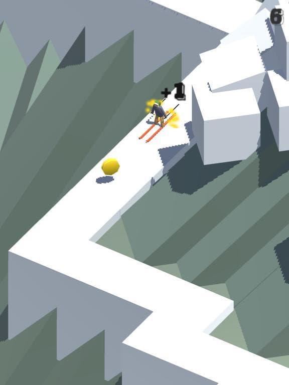 Tap Skier Free screenshot 2
