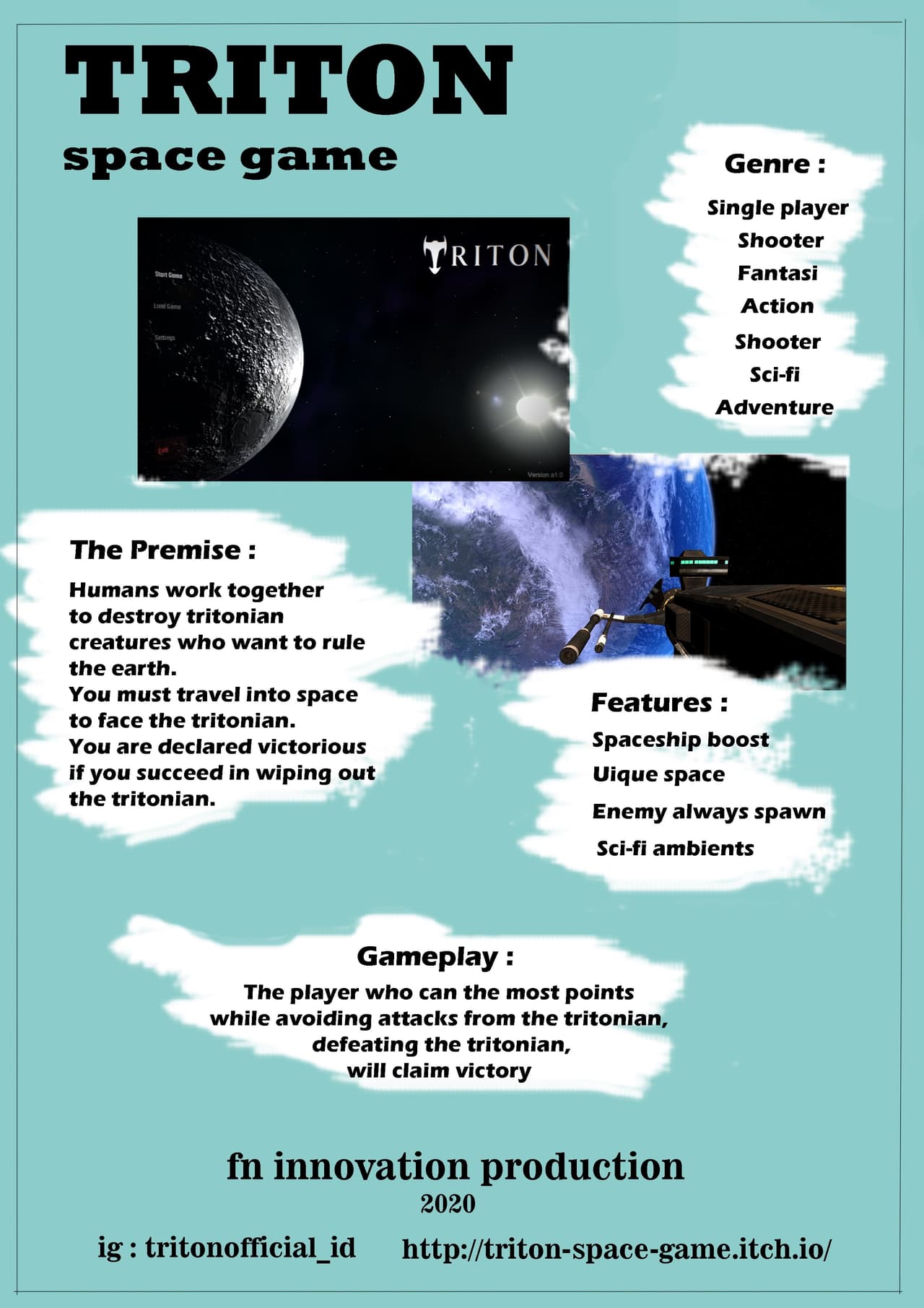 Triton (Triton Space Game) screenshot 2