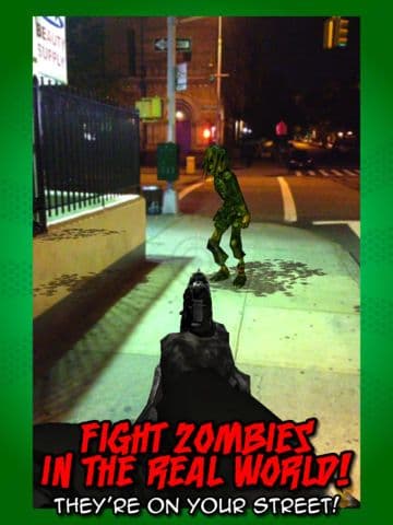 Zombies GO! Fight The Dead Walking Everywhere with Augmented Reality (FREE Edition) screenshot 2