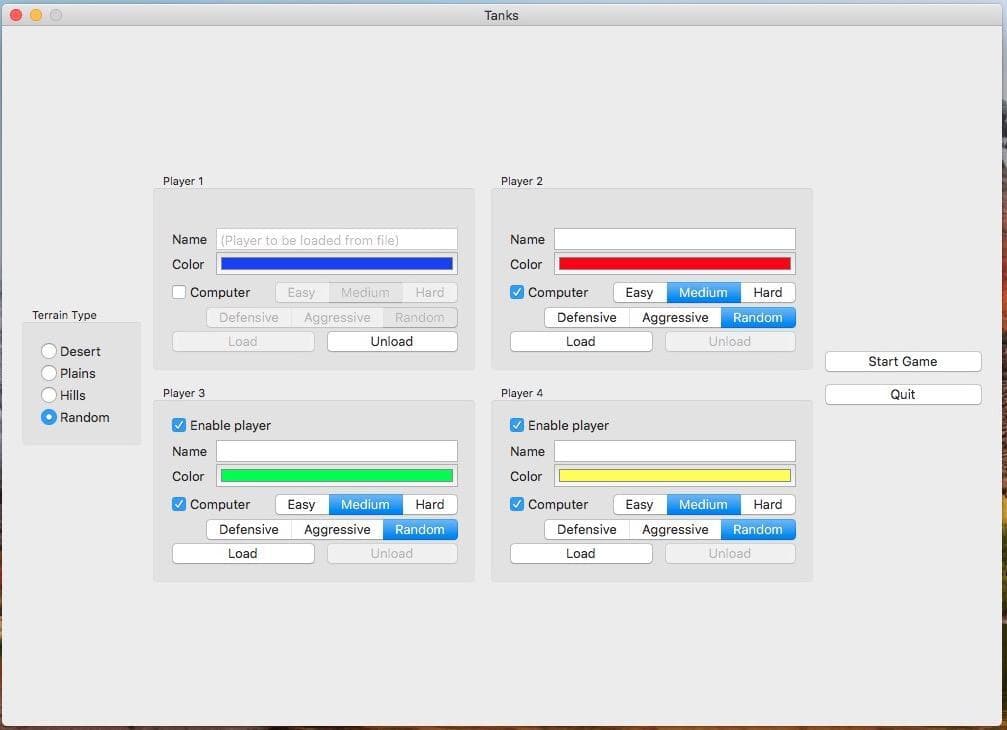 Tanks (itch) (Arc676) screenshot 2