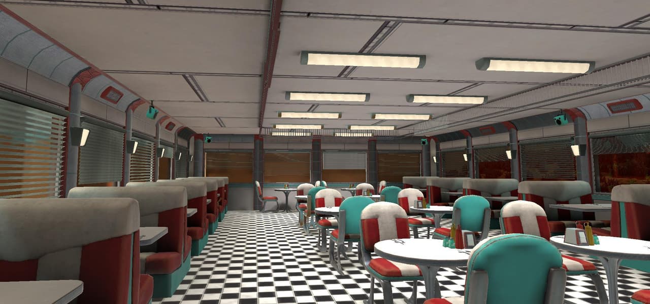 WIP Triton Dinner and Gas Diorama (RetroPunk) screenshot 4