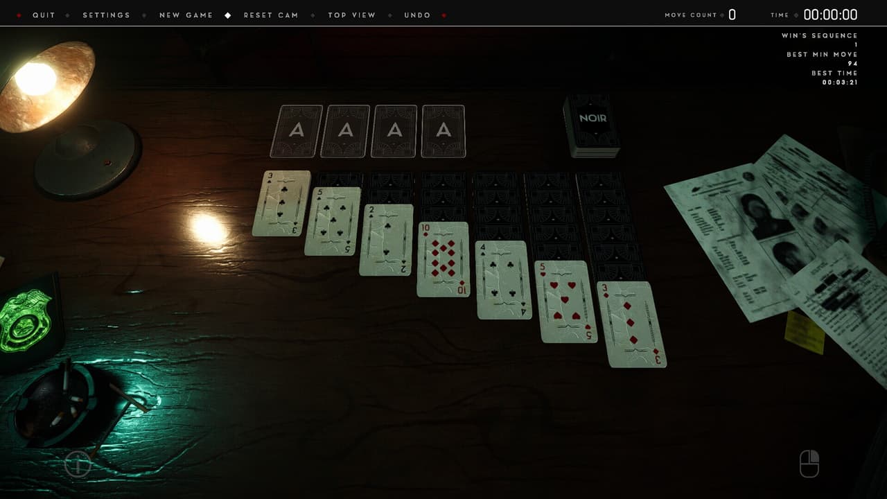 Thematic Solitaire: Noir screenshot 2