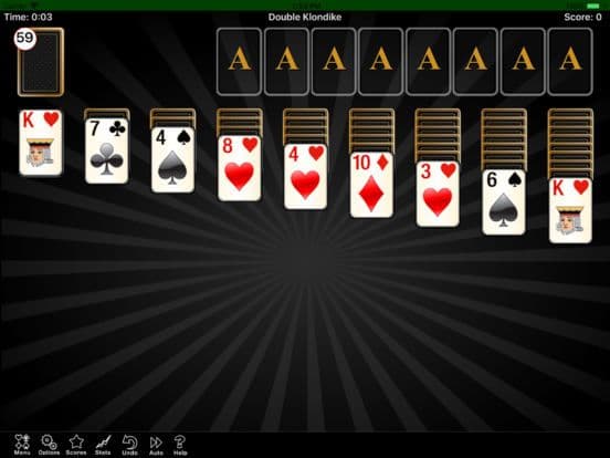 Double Klondike V2 screenshot 6