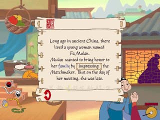 Disneys Animated Storybook: Mulan screenshot 4