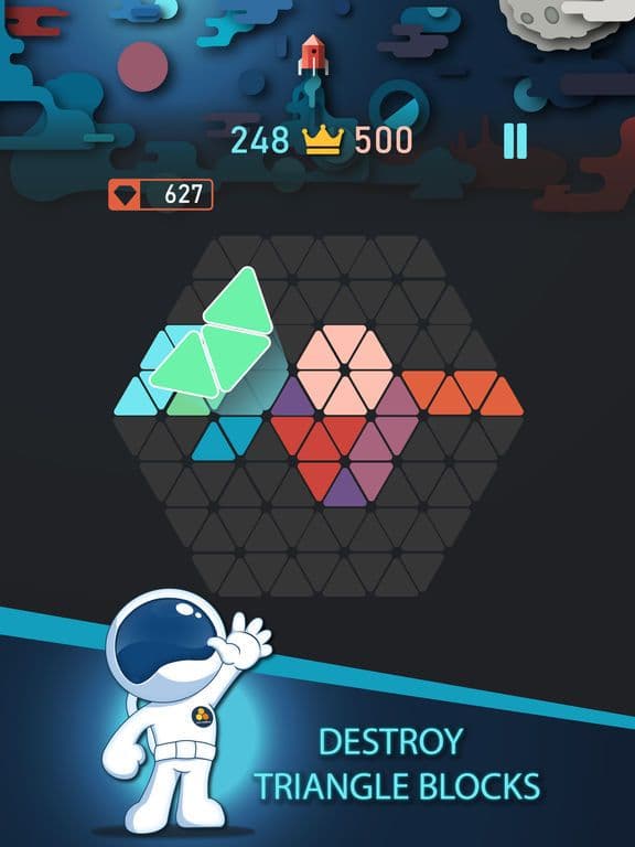 Trigon: Triangle Block Puzzle screenshot 2