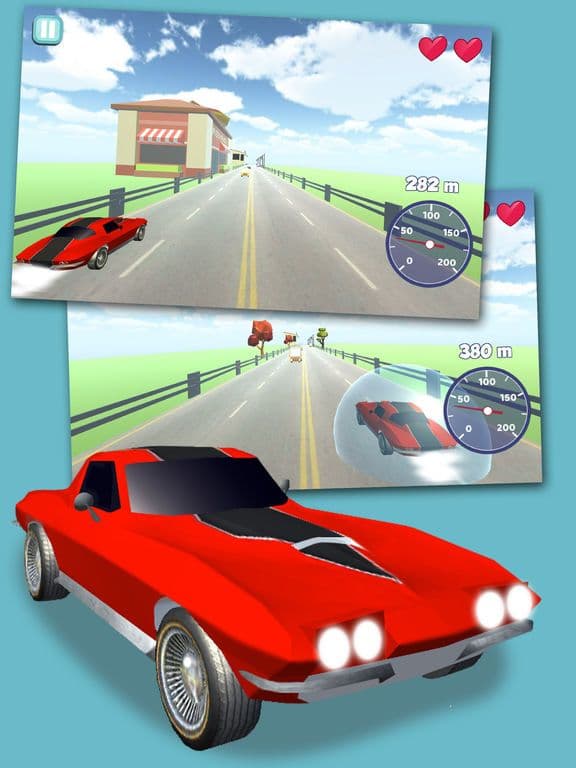 Turbo Cars 3D Dodge Game - Pro screenshot 2