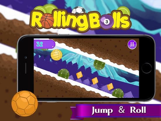Christmas Rolling Balls screenshot 3