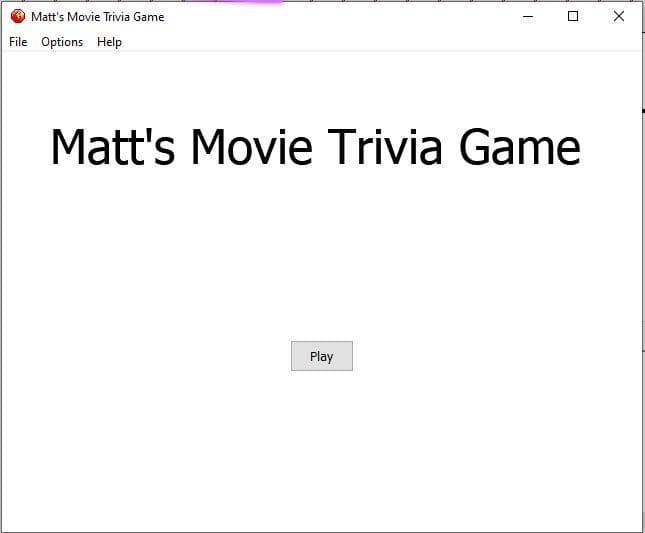 Matts Movie Trivia Game screenshot 2