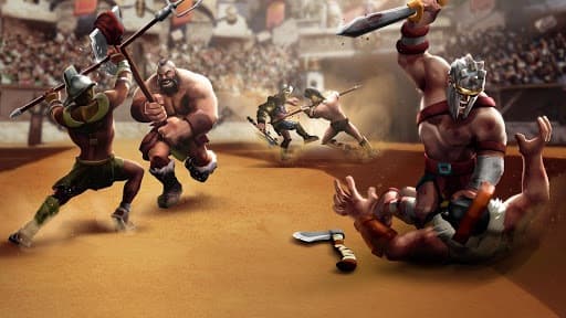 Gladiator Heroes Clash: Fighting and Strategy game screenshot 2