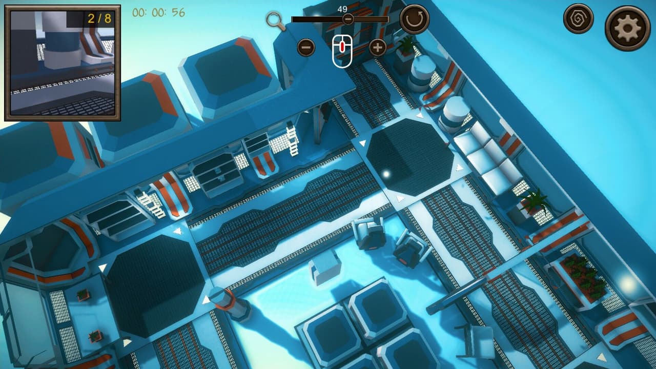 Hidden Space Station Top-Down 3D screenshot 4