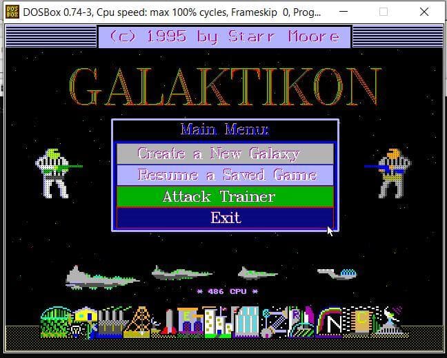 Galaktikon 1995 screenshot 3