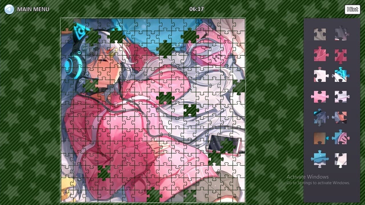 Anime Jigsaw (itch) screenshot 2