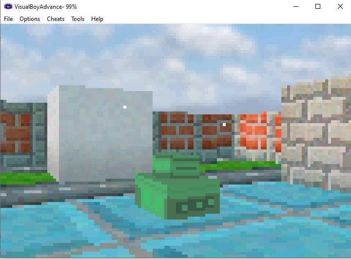 3D SnowTank GBA screenshot 2