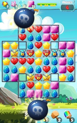 Jewels Gems Quest - Match 3 Game screenshot 5