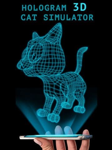 Hologram 3D Cat Simulator screenshot 2