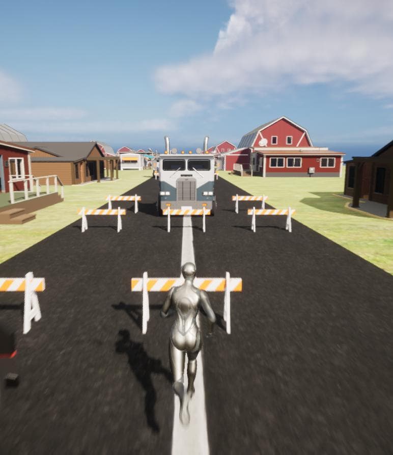 Playing In Traffic Simulator